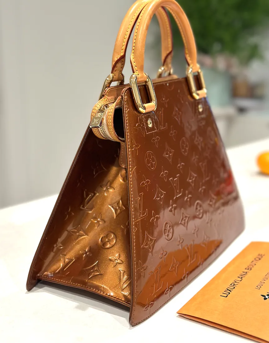 Forsyth Bronze Monogram Vernis Handbag — image 7
