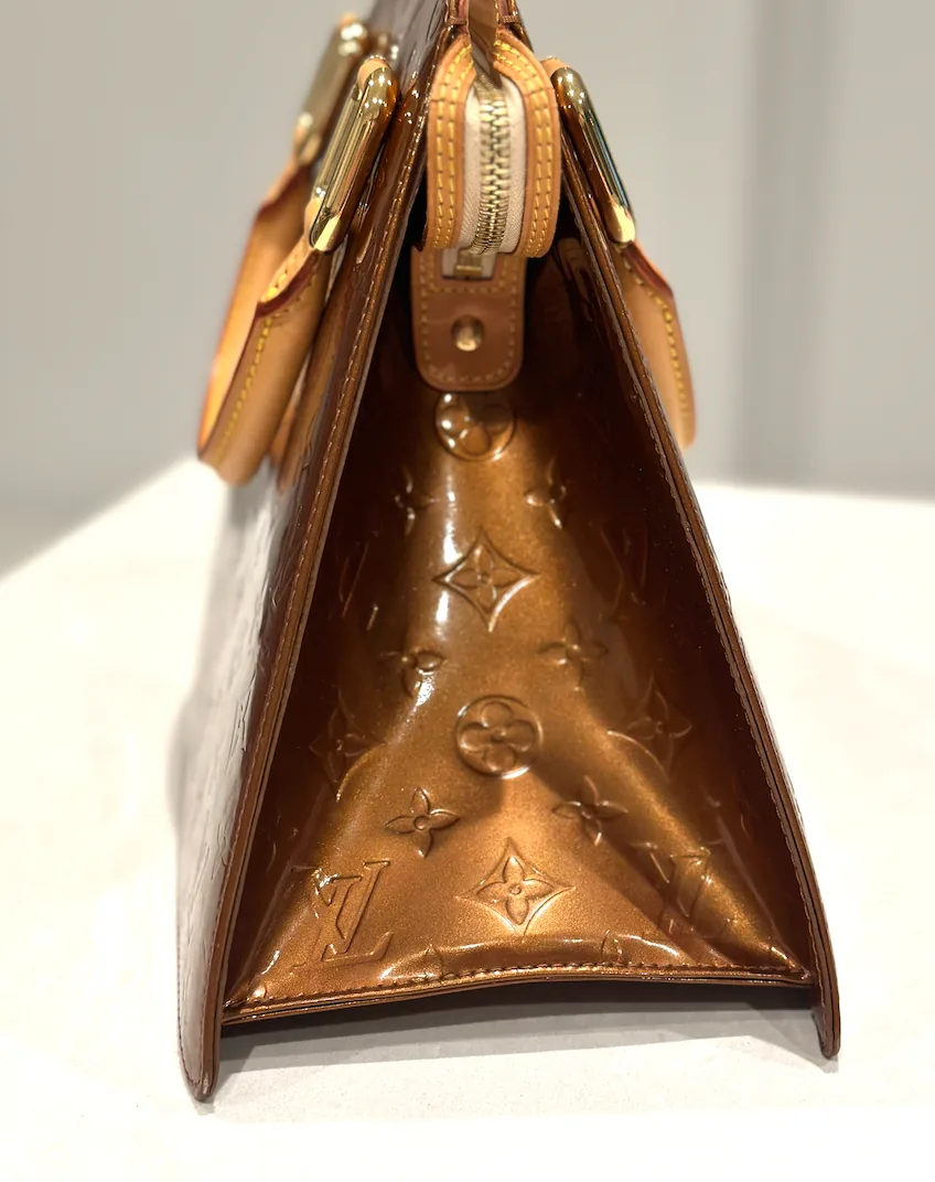 Forsyth Bronze Monogram Vernis Handbag — image 8