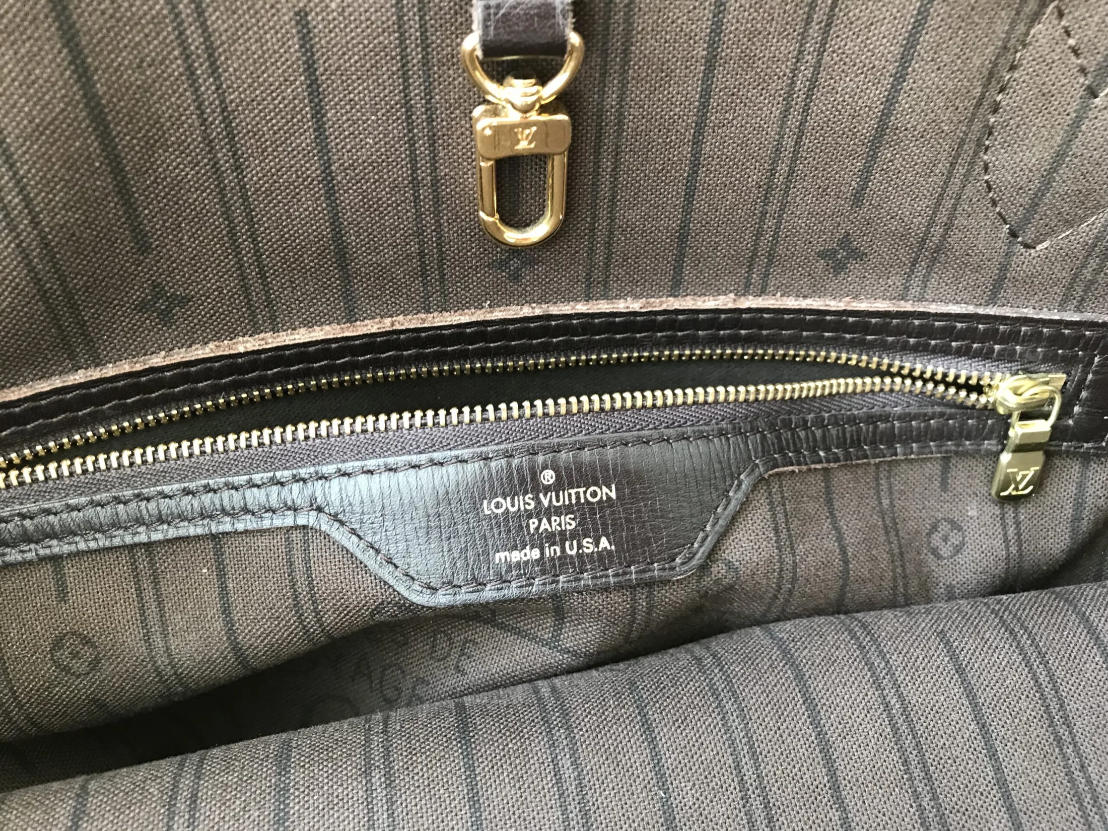 Fusain Monogram Idylle Neverfull MM Tote Bag — image 8