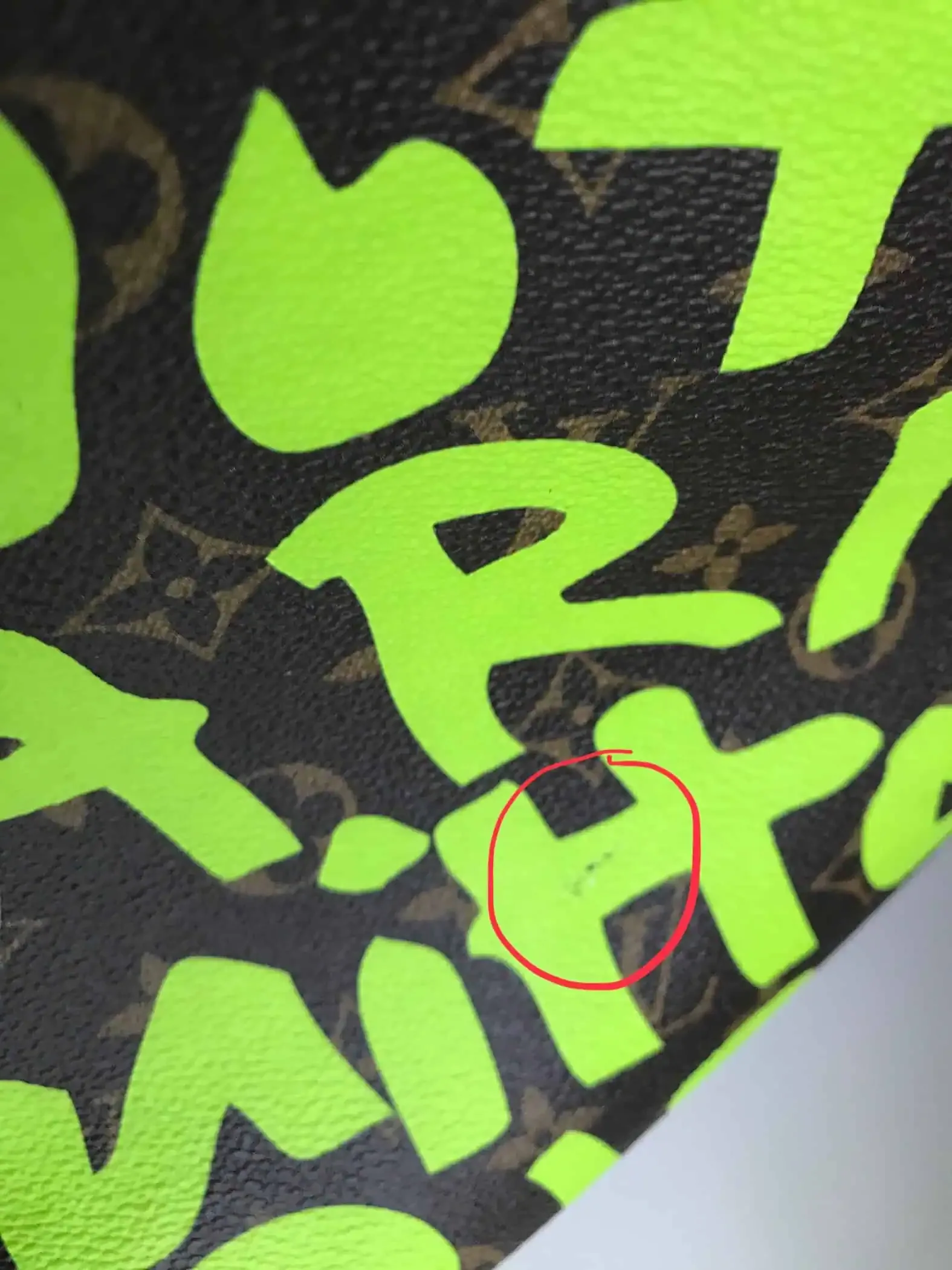 Louis Vuitton Stephen Sprouse Graffiti Neon Green Keepall 50 — image 3