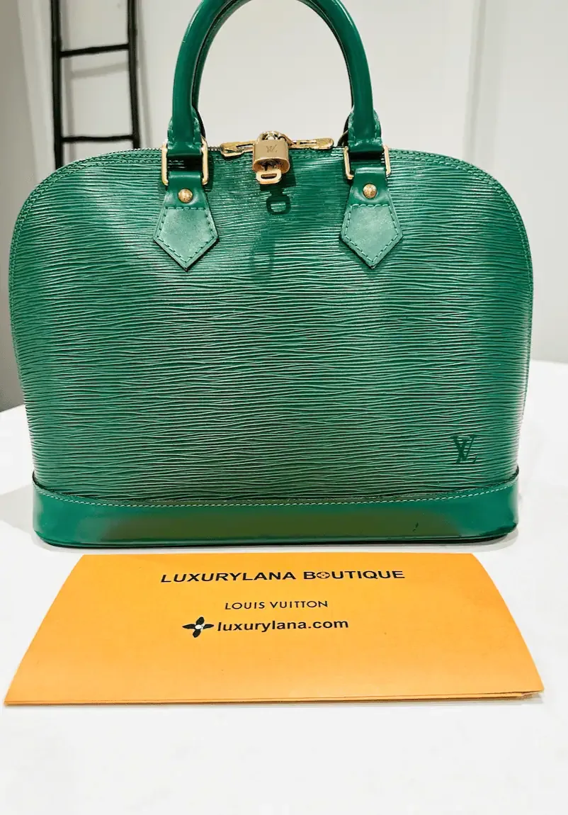 Green Epi Leather Alma Handbag — image 2