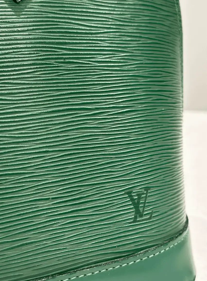 Green Epi Leather Alma Handbag — image 8