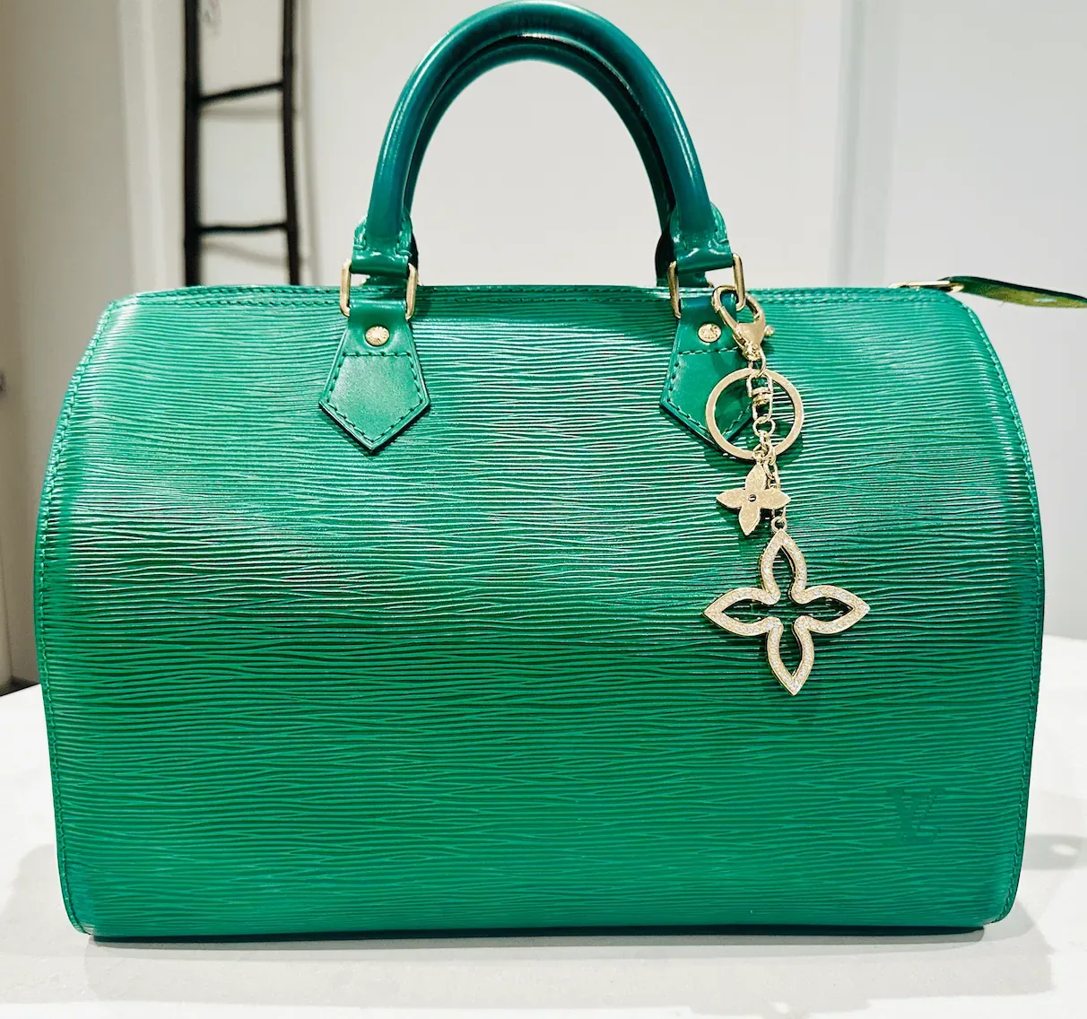 Green Epi Leather Speedy 35 Handbag — image 2