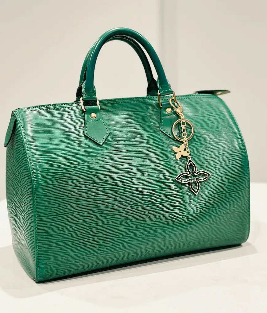 Green Epi Leather Speedy 35 Handbag — image 4
