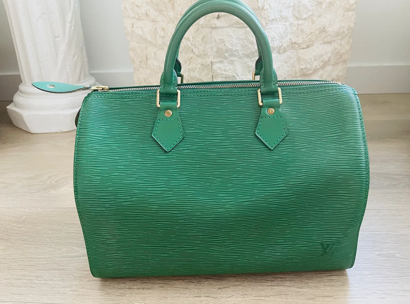Green Epi Leather Speedy 35 Handbag — image 5