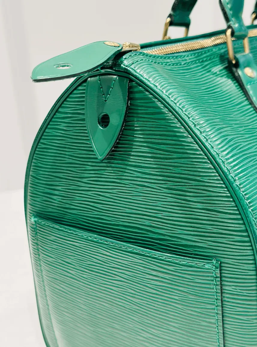 Green Epi Leather Speedy 35 Handbag — image 8