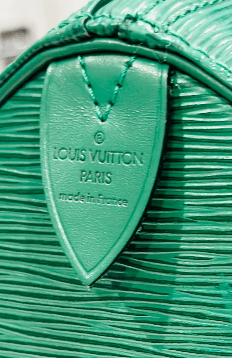 Green Epi Leather Speedy 35 Handbag — image 10