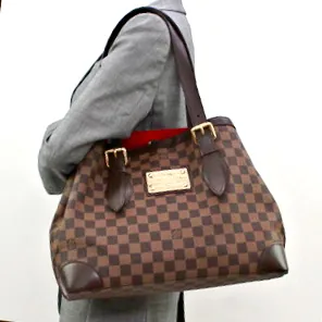 Louis Vuitton Hampstead MM Damier Ebene Tote Bag — image 4