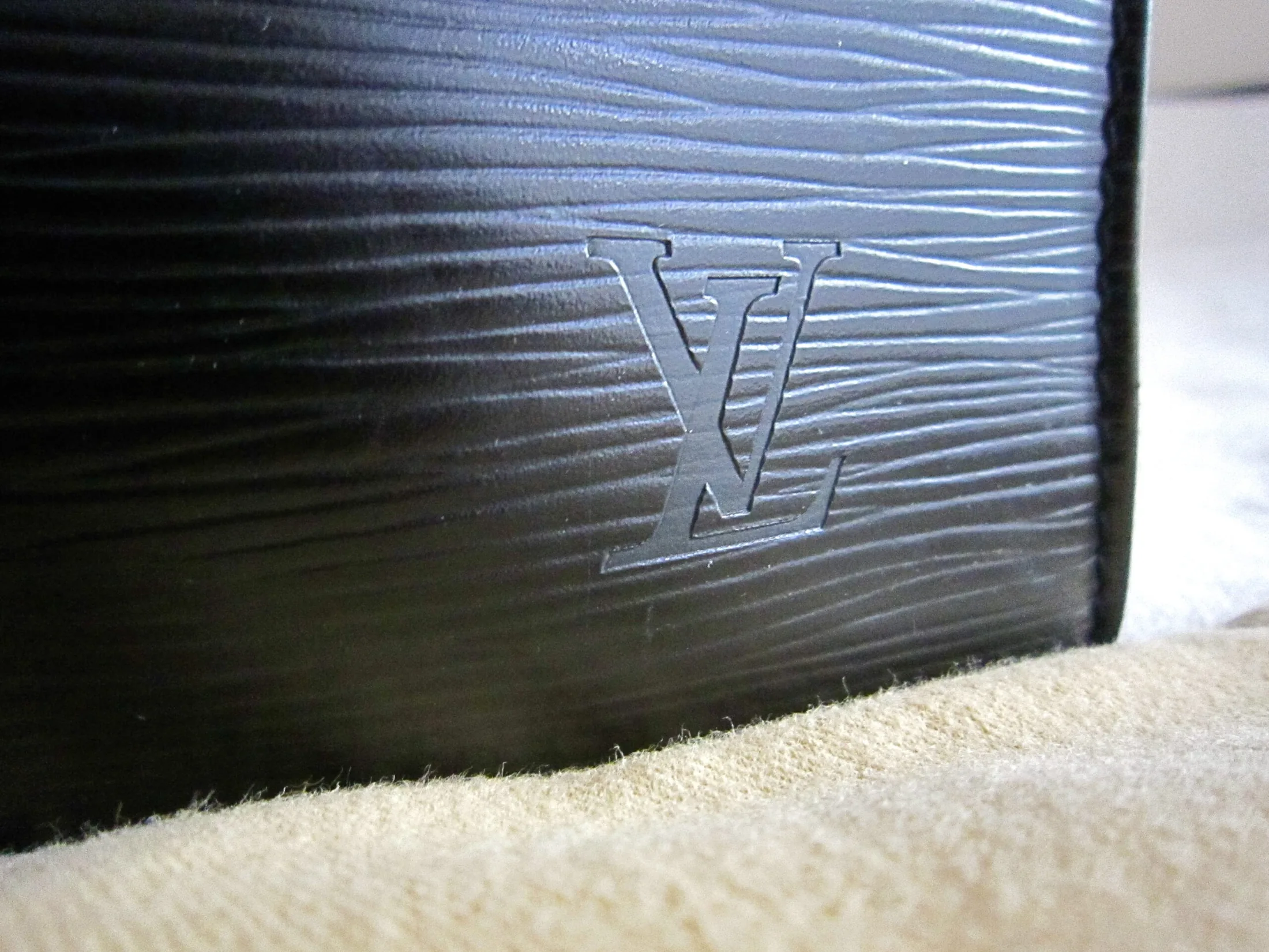 Keepall Black Epi Leather Travel Bag — image 5