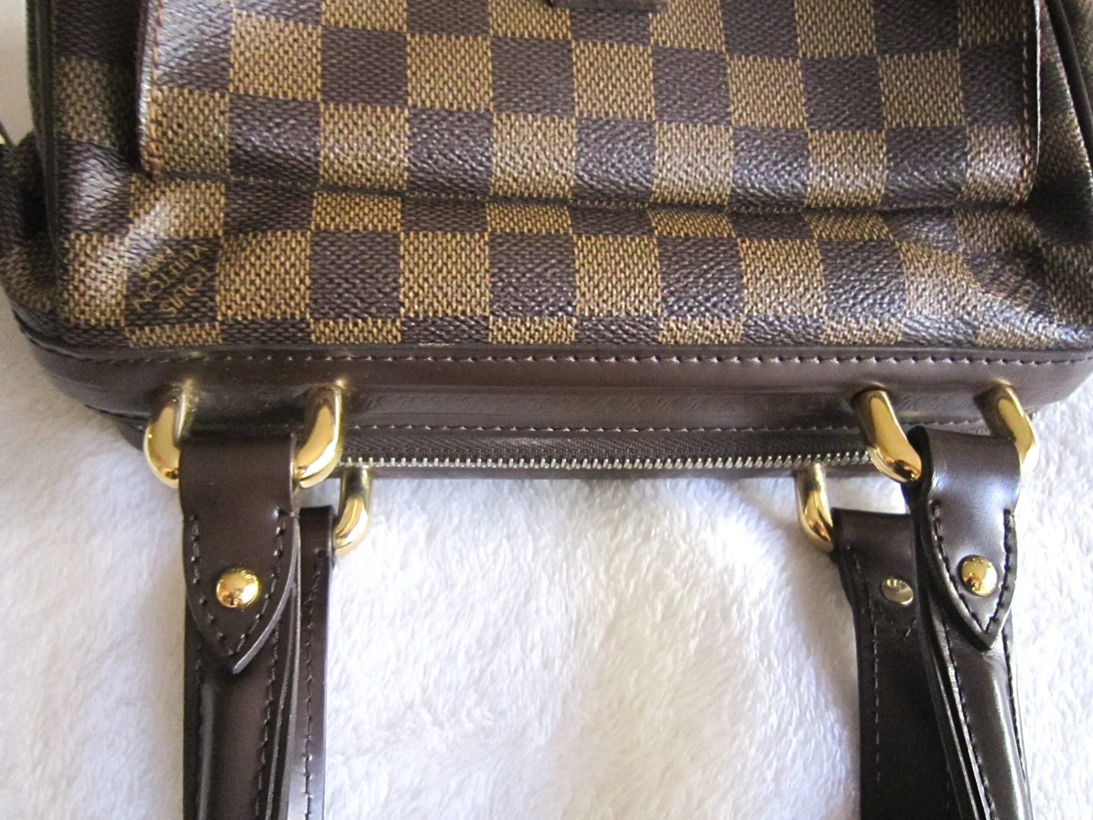 Knightsbridge Damier Ebene Satchel Handbag — image 10