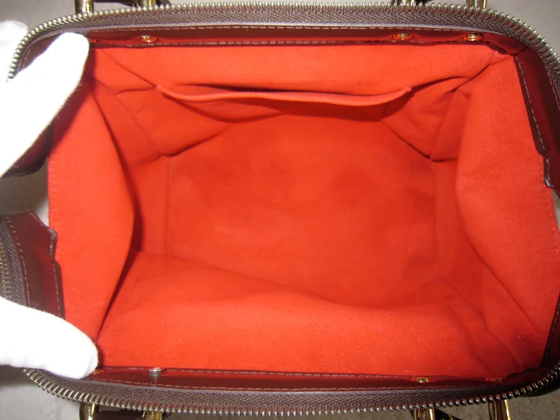 Knightsbridge Damier Ebene Satchel Handbag — image 12