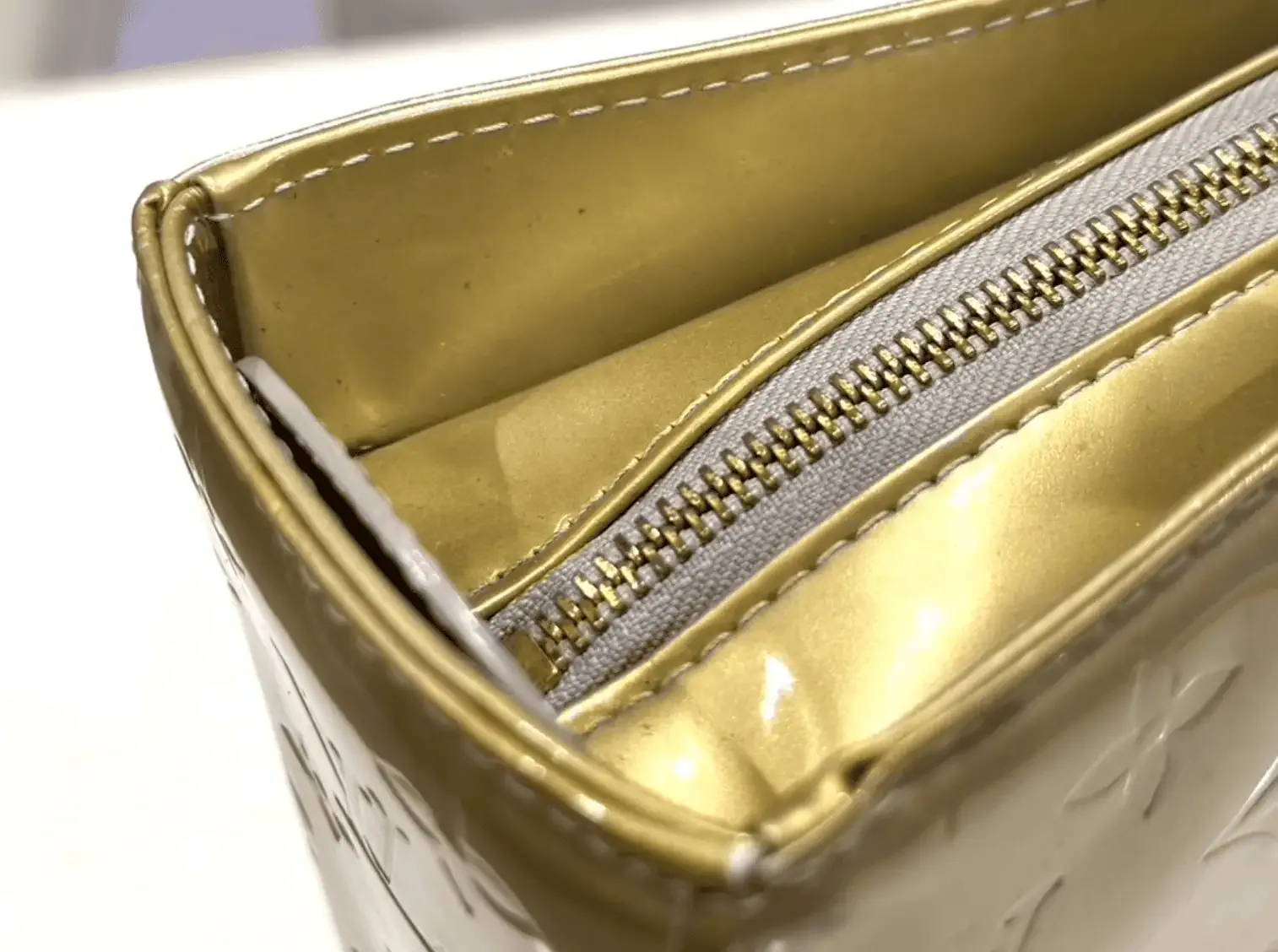 Large Columbus Silver Green-Yellow Tote Bag — image 9