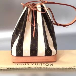 Limited Edition Monogram Rayures Noe GM Handbag