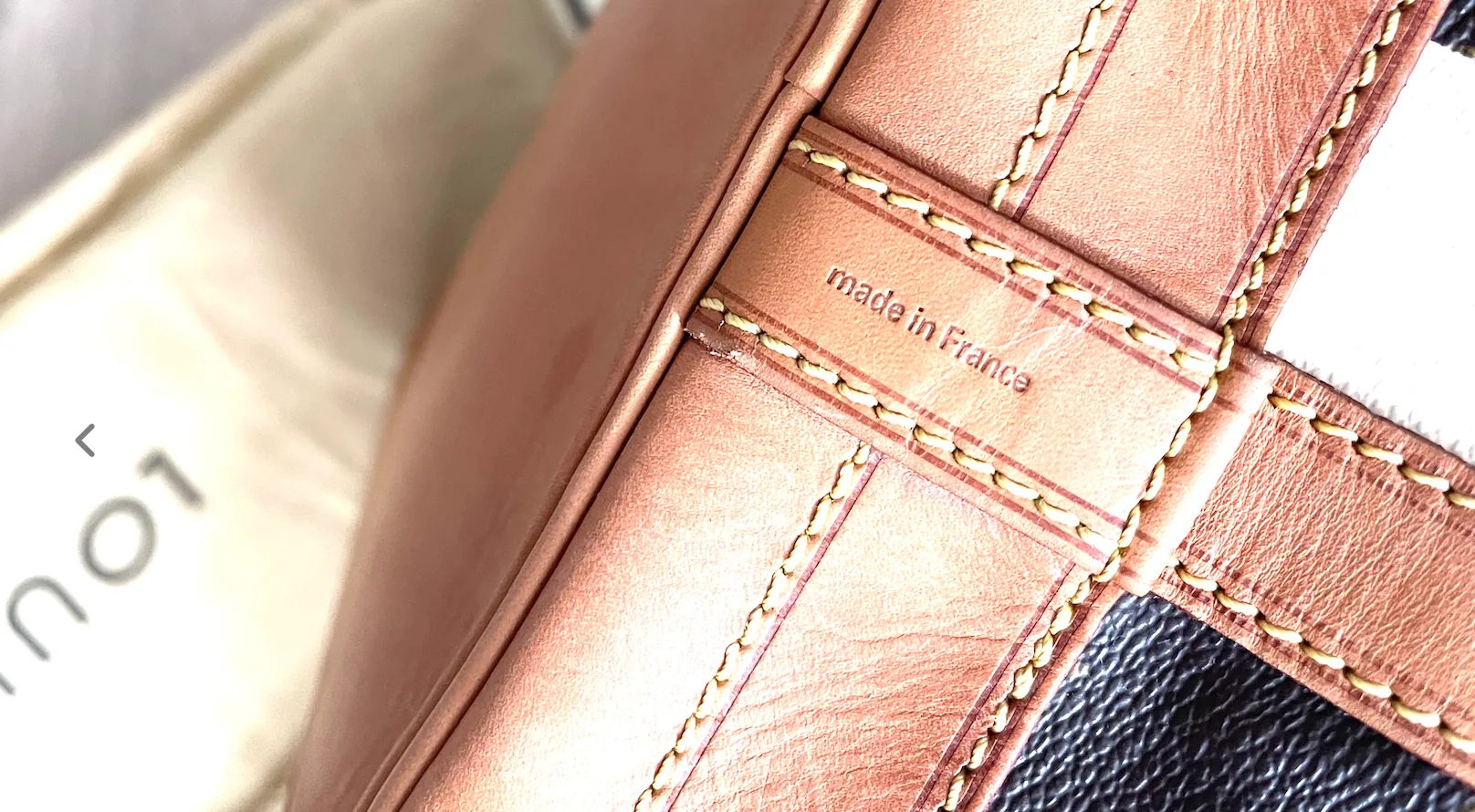 Limited Edition Monogram Rayures Noe GM Handbag — image 15