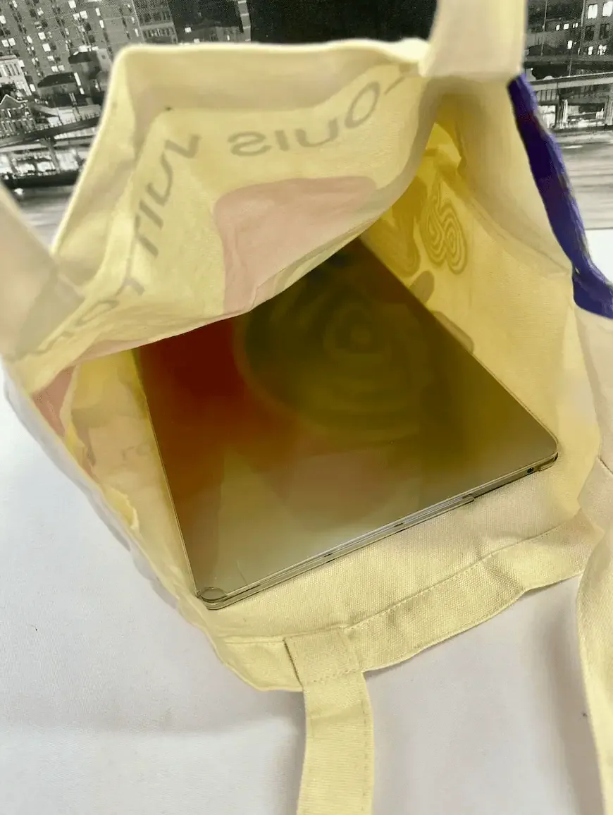 Limited Edition Shenzhen Museum Exhibition Linen Canvas Eco Tote Bag — image 7