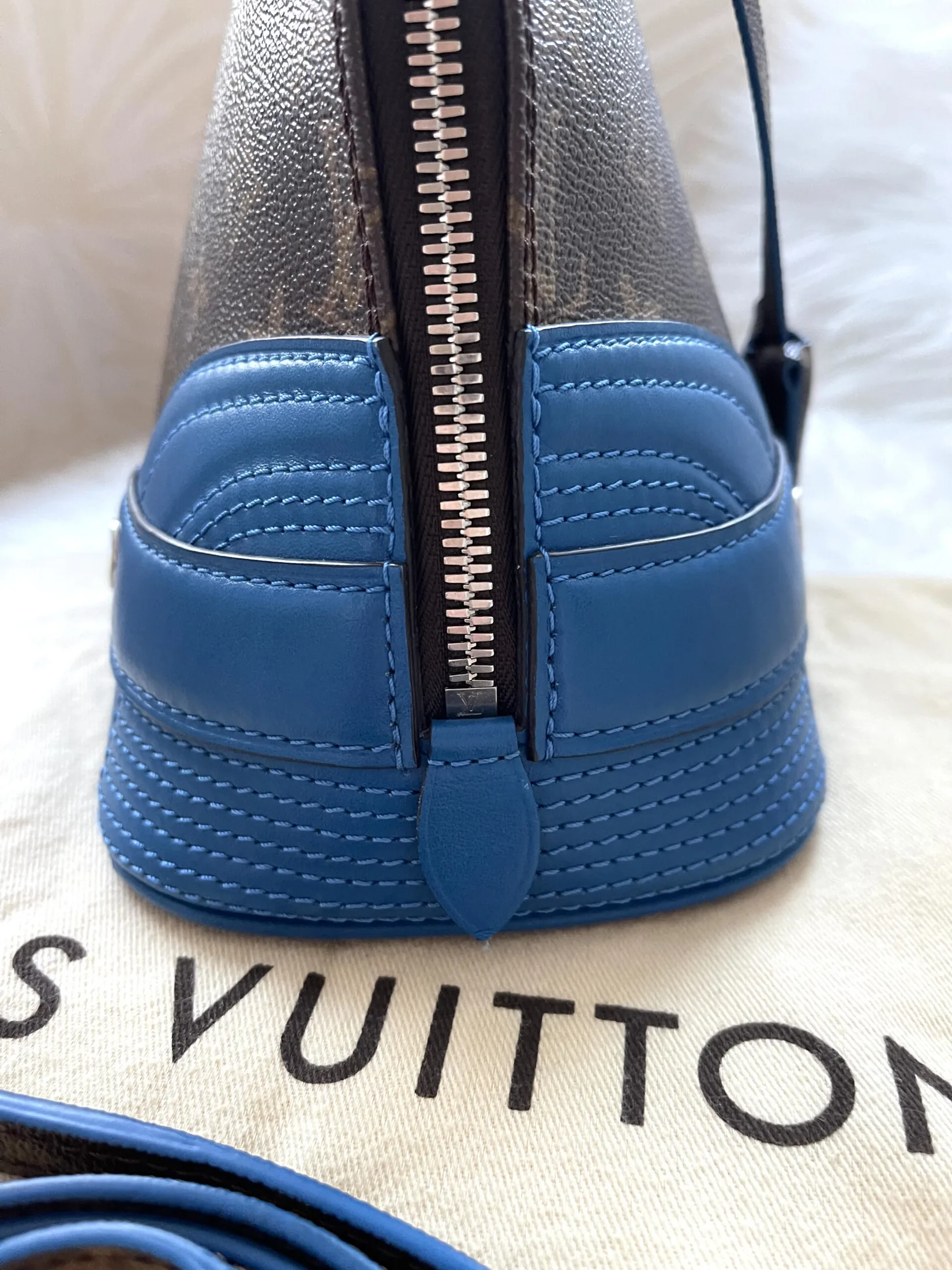 Louis Vuitton Limited Edition Shiny Alma Handbag — image 11