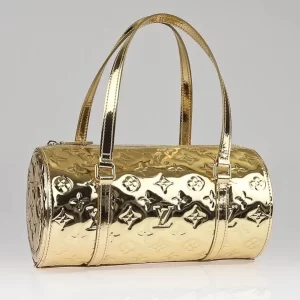 Monogram Miroir Gold Papillon Handbag