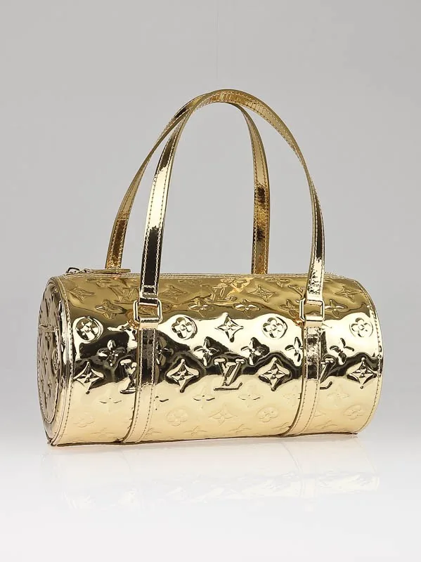 Monogram Miroir Gold Papillon Handbag