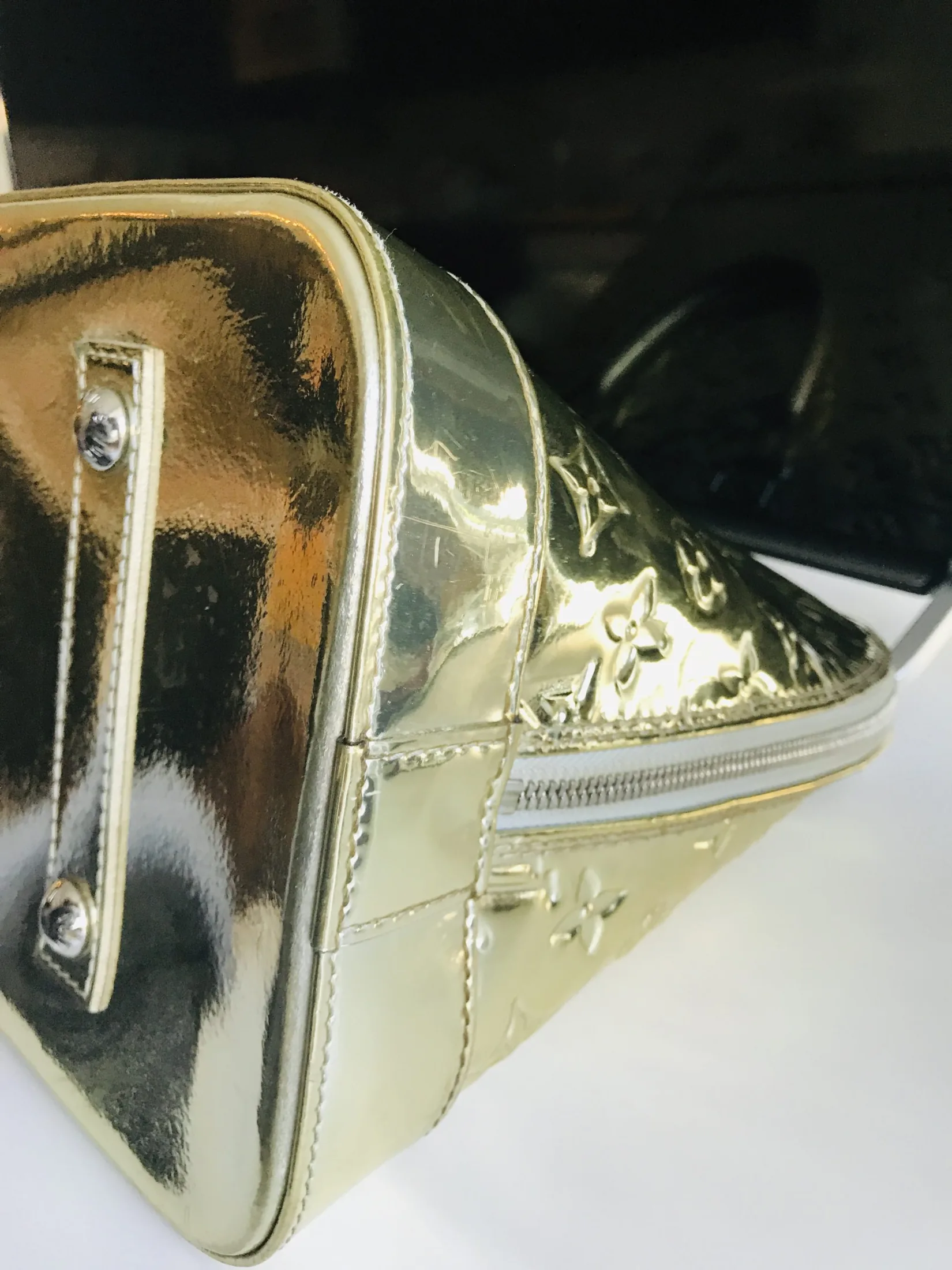 Louis Vuitton Miroir Mirror Gold Alma GM Handbag — image 15