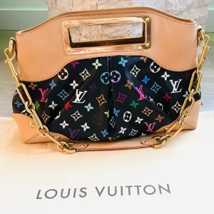 Monogram Black Multicolour Judy MM Handbag