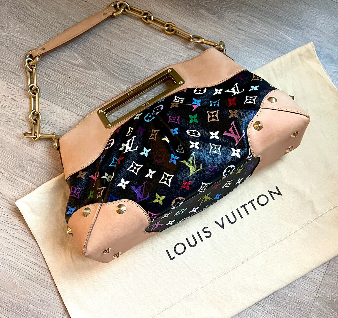 Monogram Black Multicolour Judy MM Handbag — image 3