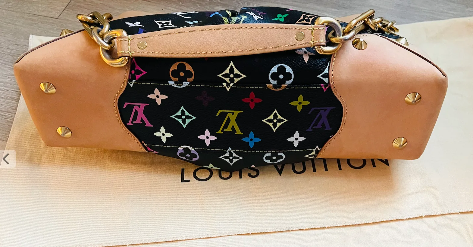 Monogram Black Multicolour Judy MM Handbag — image 7