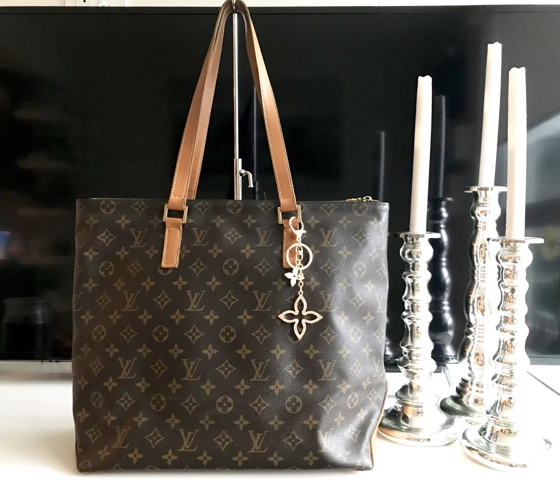 Monogram Cabas Mezzo Large Tote Bag