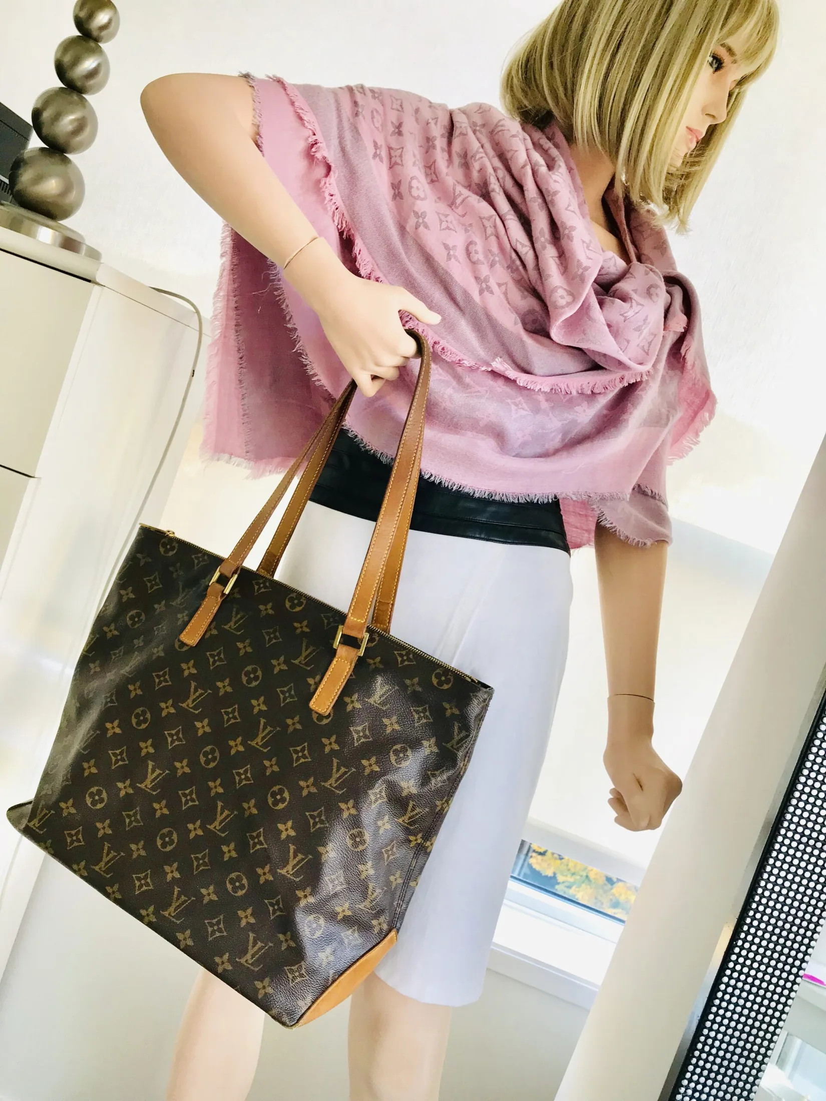 Monogram Cabas Mezzo Large Tote Bag — image 4