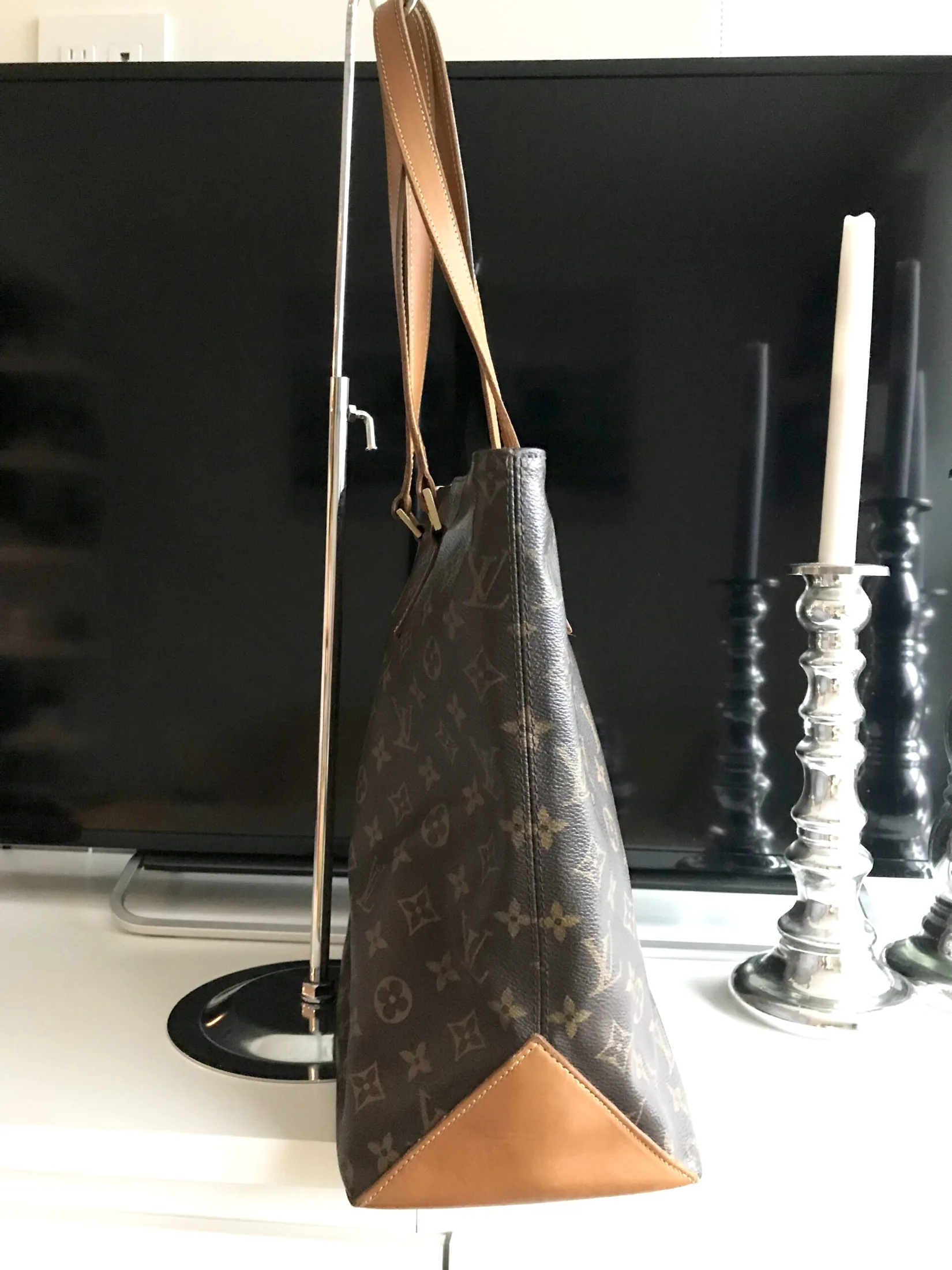 Monogram Cabas Mezzo Large Tote Bag — image 7