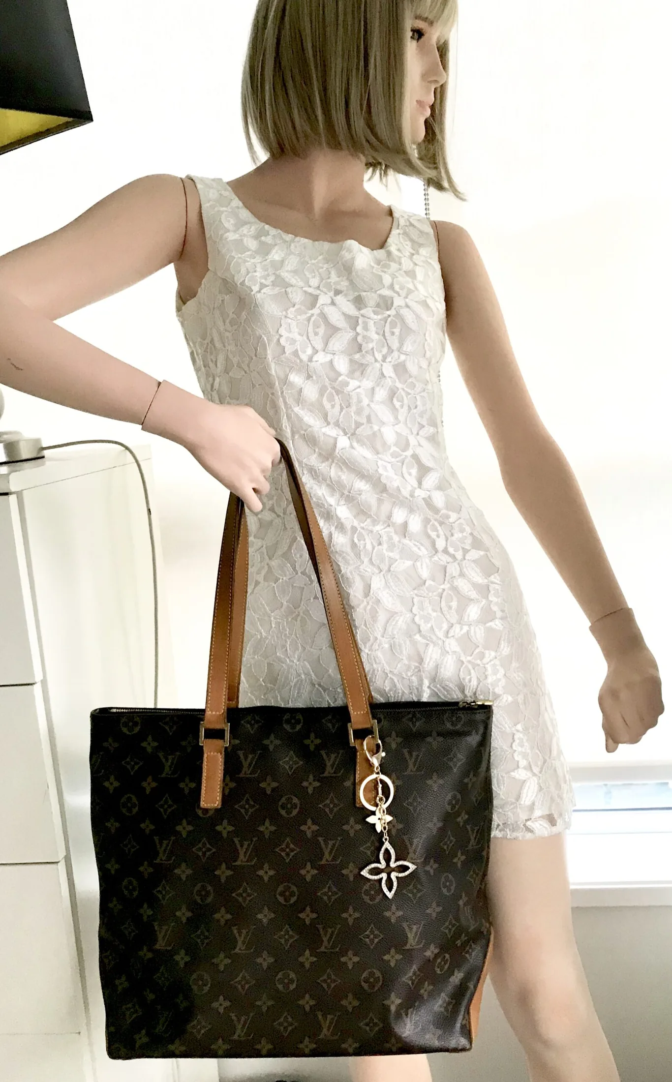 Monogram Cabas Mezzo Large Tote Bag — image 9