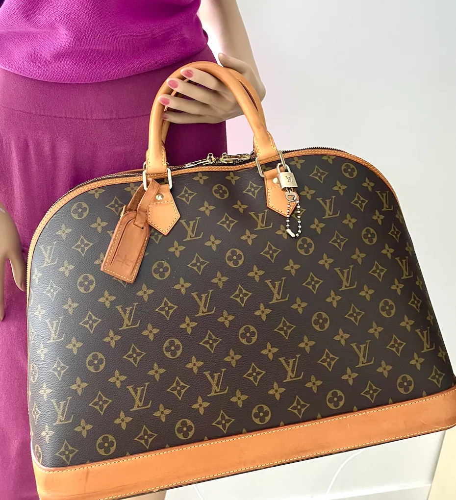 Monogram Canvas Alma Voyage XL Satchel