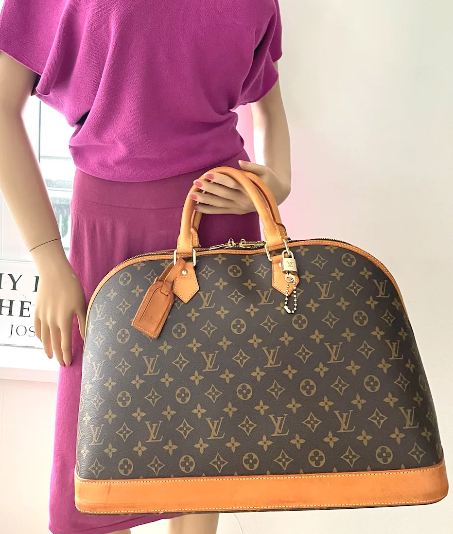 Monogram Canvas Alma Voyage XL Satchel — image 4