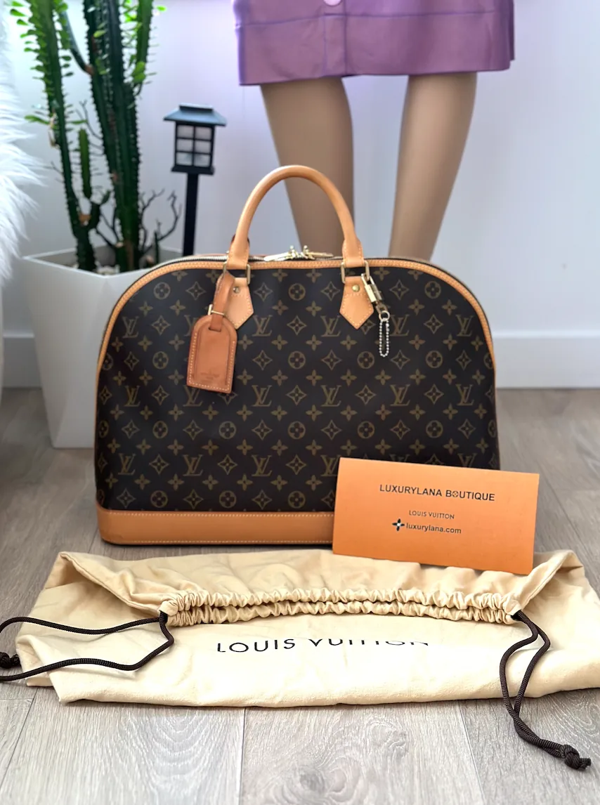 Monogram Canvas Alma Voyage XL Satchel — image 8
