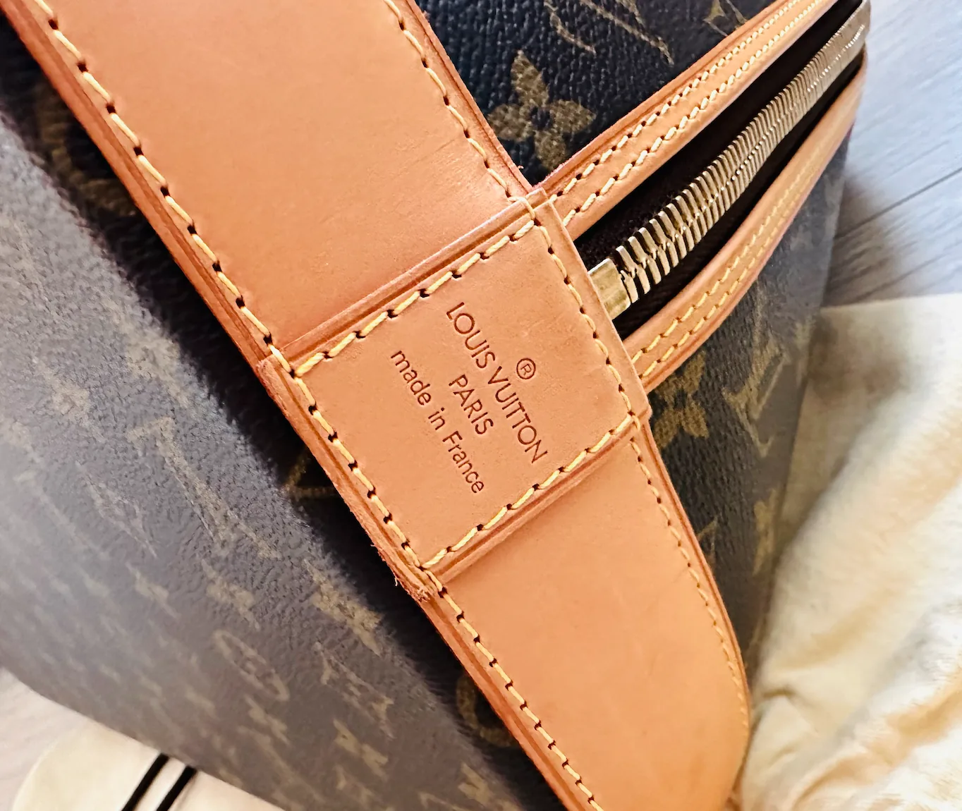 Monogram Canvas Alma Voyage XL Satchel — image 10