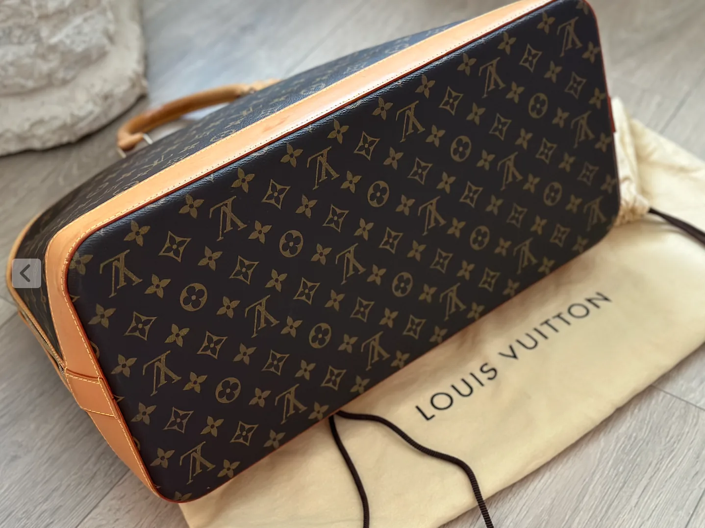 Monogram Canvas Alma Voyage XL Satchel — image 12