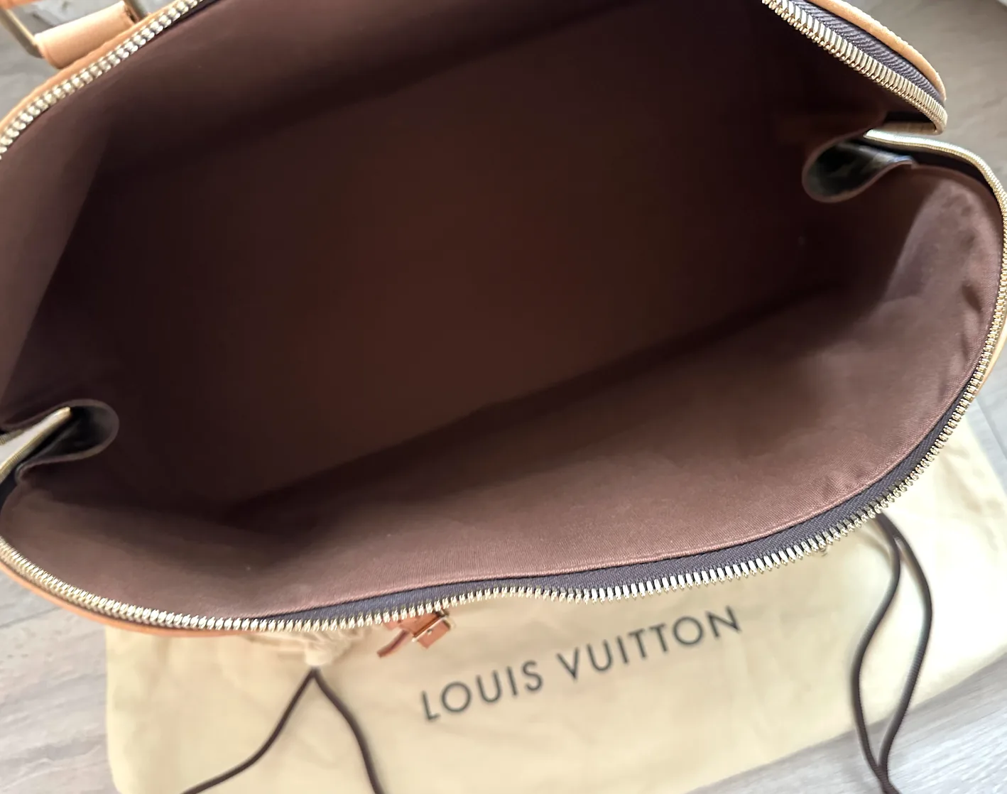 Monogram Canvas Alma Voyage XL Satchel — image 14