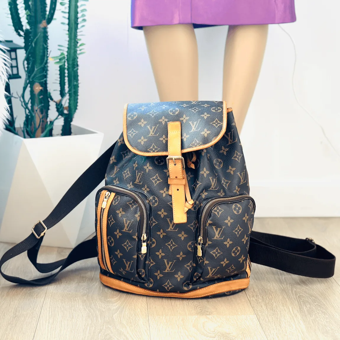 Monogram Canvas Bosphore Backpack — image 9