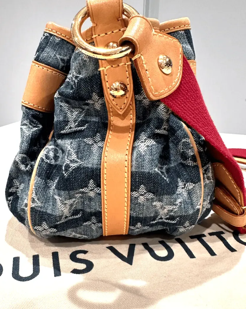 Monogram Denim Raye Porte Epaule 2 Way MM Handbag — image 8
