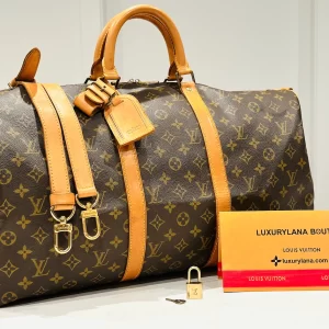 Bandoliere Monogram Keepall 50 Duffle Business Bag/Strap