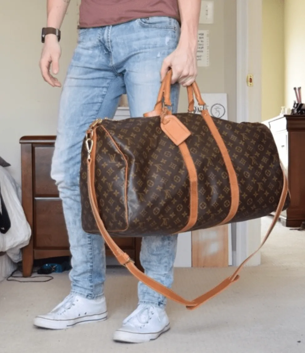 Bandoliere Monogram Keepall 50 Duffle Business Bag/Strap — image 2