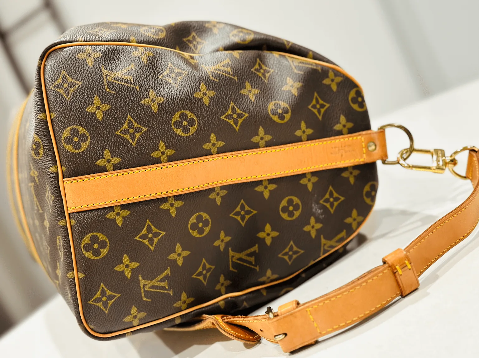 Bandoliere Monogram Keepall 50 Duffle Business Bag/Strap — image 5