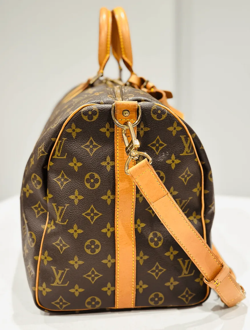 Bandoliere Monogram Keepall 50 Duffle Business Bag/Strap — image 6