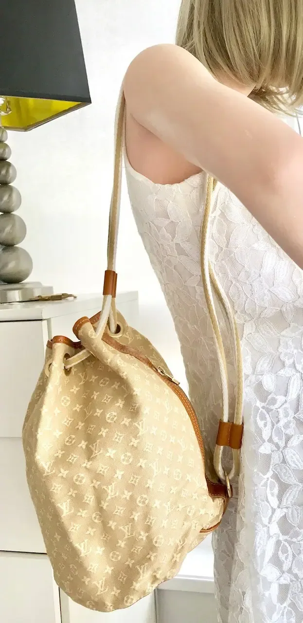 Louis Vuitton Monogram Mini Lin Betsy Beige Backpack — image 5