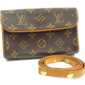 Monogram Florentine Pochette Clutch on Belt