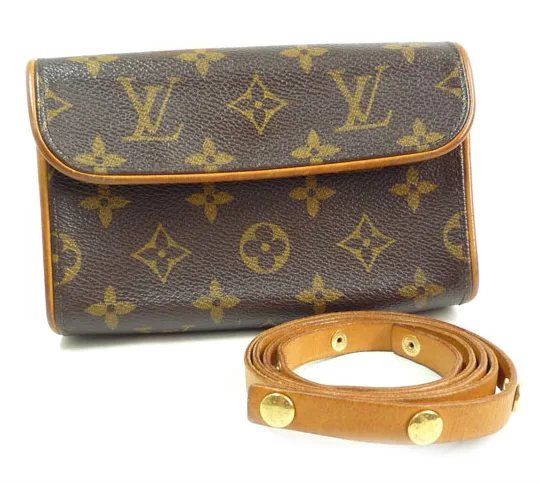 Monogram Florentine Pochette Clutch on Belt