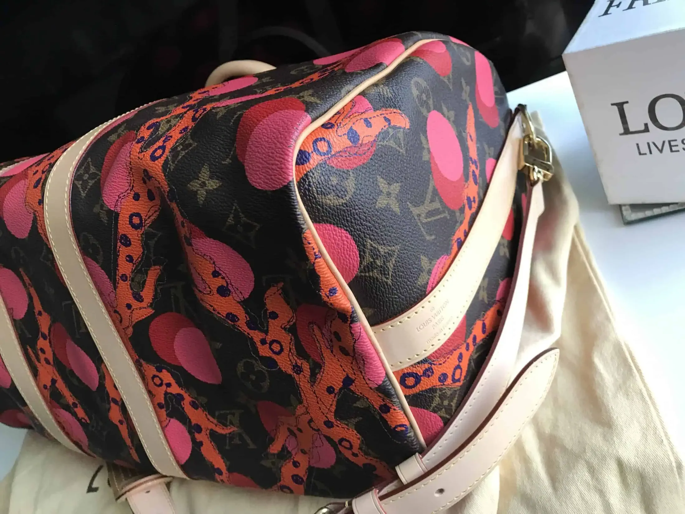 Louis Vuitton Monogram Ramages Keepall 45 Bandouliere — image 7