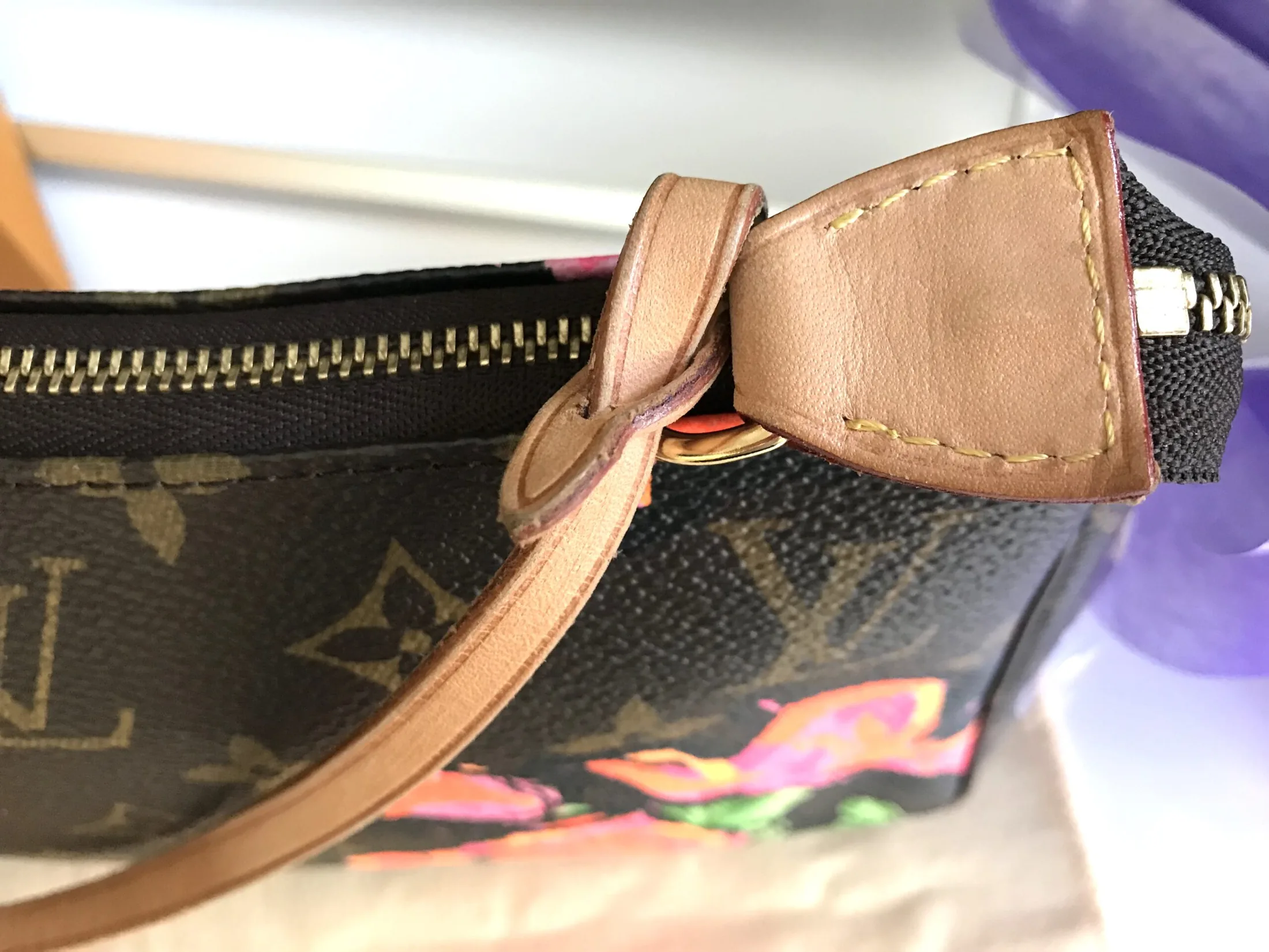 Monogram Stephen Sprouse Roses Pochette — image 11