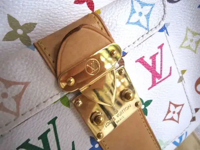 Louis Vuitton Takashi Murakami White Multicolor Speedy 30 Handbag — image 6
