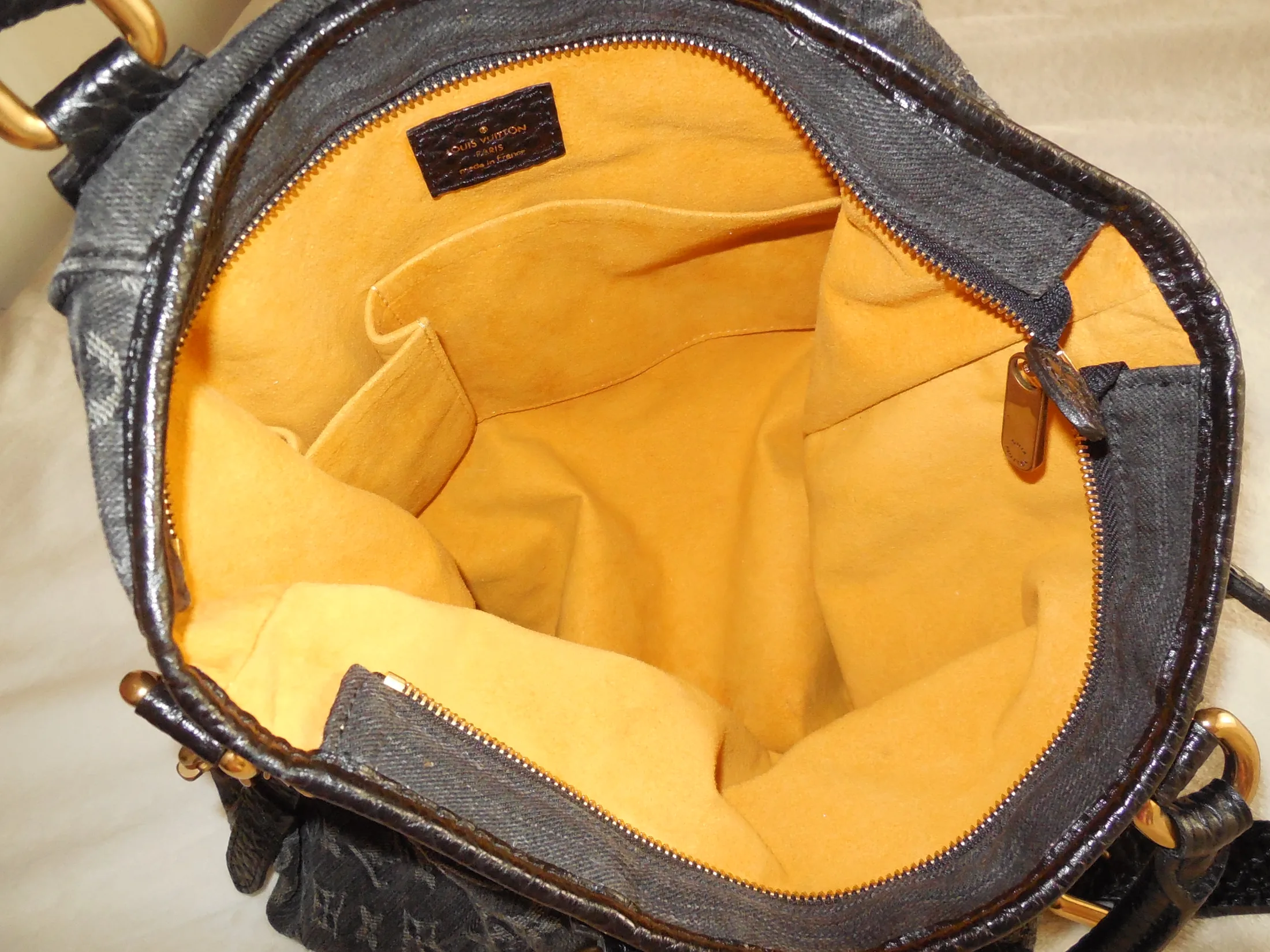 Black Monogram Denim Neo Cabby Shoulder Bag — image 9
