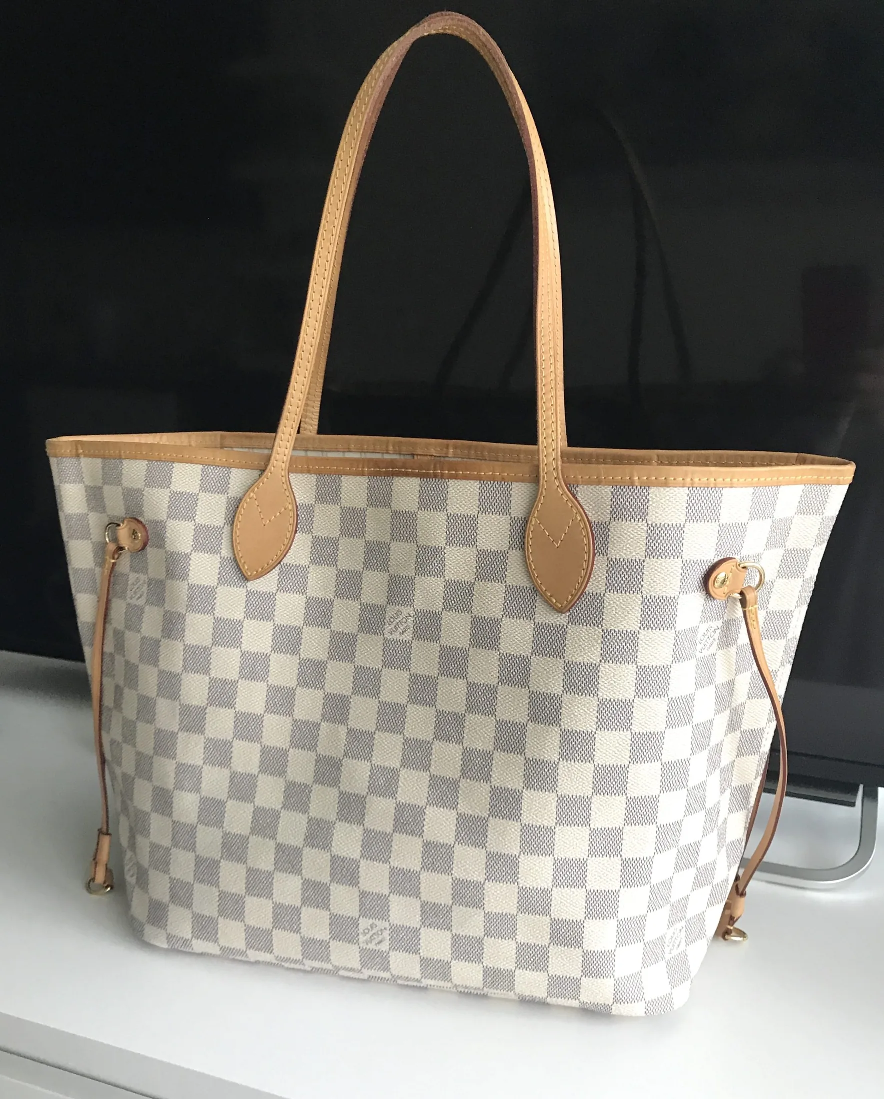 Neverfull MM Damier Azur Tote Bag — image 2